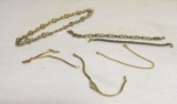 Costume Jewelry Lot to include Designer Rope style necklace, link bracelet,etc