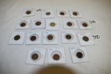 Grouping of Wheat Cents: 1942,44,46,1920,1939,1957-S with blue fire; mixed dates & 2 Buffalo Nickel