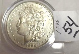 1898 U S Morgan Silver Dollar Nice crisp Details