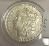 1888 U S Morgan Silver Dollar Nice and clear
