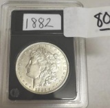 1882 U S Morgan Silver Dollar, Excellent Details