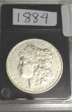 1884 U. S. Morgan Silver dollar, Crisp Detail