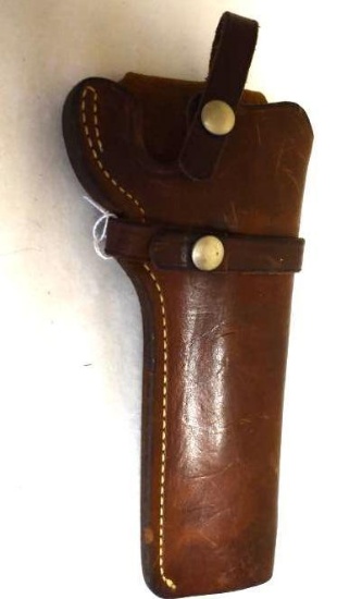 Leather Handgun Holster Smith & Wesson Logo, 21,26