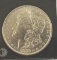 1886 US Morgan Silver Dollar with Bright Mirror Shine