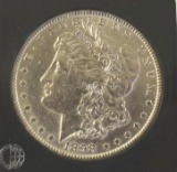 U. S. Morgan Silver Dollar 1898, Showing Great detail on Eagle Wings