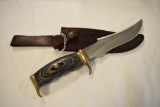 Chippaway Cutlery Bowie Knife with brass guard and end cap