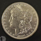 1896 US Morgan Silver Dollar Bright Mirror Shine