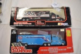 Dale Ernhardt and Richard Petty Nascar Racing Champions Die Cast Cars