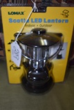 Lomax NIB Scotia LED Lantern, Indoor/Outdoor Weather Resistant