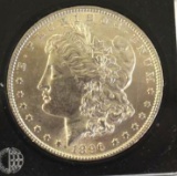 US Morgan Silver Dollar 1896 Nice Clear Detail Front and Back