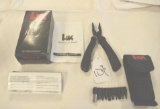 Rare NIB Heckler & Koch Multi Tool with Nylon Belt Sheath, Screw driver Tips, paperwork and Box