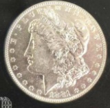 US Morgan Silver Dollar, 1881-O Nice Clear Face, Mirror Shine