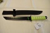 Zombie Short Samurai Style Knife with sheath 