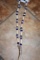 Hand Crafted Native American Necklace of Antler, Bone and Beads 24 in long plus pendant