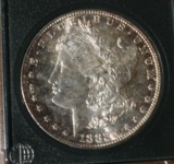 US Morgan Silver Dollar 1882-S Nice Bright Shine Compare to MS 63+, appears near Unc. Proof Like