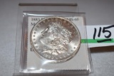 1883 US Morgan Silver Dollar, Nice clear face and mirror shine