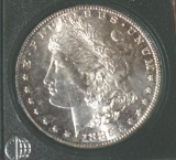 US Morgan Silver Dollar 1882-S Nice Bright Shine, Exc Details Eagle Wings, Breast and Tail.