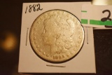 1882 US Morgan Silver Dollar, see photos, Circulated Condition, showing wear