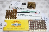 Mixed Lot 38 special Ammo 150 rds Western Super Match, Winchester USA