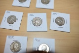 Grouping of 12 Silver Quarters Various Dates and Conditions