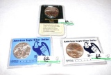 American Eagle Silver Dollars, Uncirculated 1 oz each .999 Fine Silver