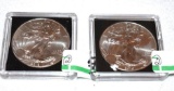 American Eagle Silver Dollars-2016, Uncirculated 1 oz each .999 Fine Silver