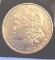 1879 US Morgan Silver Dollar, Clear Face, Crisp Detail, Collector Coin