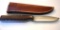 Custom ANZA Fileblade Knife, Fixed Blade, Full Tang, marked ANZA USA 