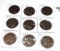 Grouping of 9 Mixed Date Eisenhower Dollars Various Conditions