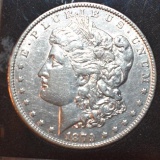 1879 US Morgan Silver Dollar, Clear Face, Full Liberty, Nice Hairline