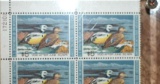 Migratory Bird Hunting Stamps Plate Block of 4, Unused; Stellars Eider Ducks RW 40 1973-74