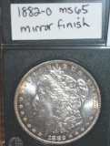 Key Date: 1882-O U S Morgan Silver Dollar, Rare, Bright Mirror Shine