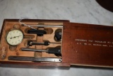 Antique Ames Co. Universal Test Indicator NO.22C, Waltham, Mass.In Antique Dovetail Wooden Box