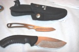 Buck Knives Omni Hunter set Buck 390 and Packlite Caper combo New with sheath