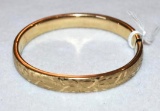Antique Rolled Gold Bracelet, marked 12K Gold