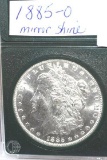1885-O U S Morgan Silver Dollar, Great Details, Bright Mirror Shine, High Grade