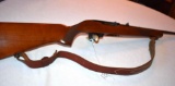 Ruger 10-22 Carbine .22 cal Rifle, Deluxe checkered One Pc Stock, Leather sling