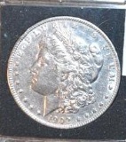 1902 US Morgan Silver Dollar, NIce Details, full Liberty