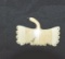 Custom Carved Ivory Bird, Eskimo Artifact, Signed by A. Mazoma, Nome