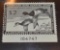 RW-21 1954-55 Migratory Bird Hunting Stamp Dept. of Int. Ring Neck Ducks, artist Harvey Sandstrom