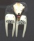 Beautiful Vintage Inuit carved Ivory with Bear head & Walrus on Pendant, artist Lewis Immingan