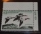 RW-32 1955-56 Single Bird Hunting Stamp, Canvasbacks flying, Rare to find in this condition