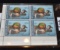 RW-46 1979-80 Us Dept of Interior Migratory Bird Hunting Plate Block of 4 Green Wing Teal