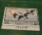 Rare RW3, 3rd Year Migratory Bird Hunting Stamp with bottom edge of plate attached