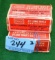 Vintage Sears .22 Long Rifle Ammo Copper plated boxes of 50
