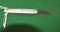 Vintage Small Pocket Knife 2 blade, Tang marked 1XL George Wastenhouse, Sheffield, MOP Handle