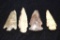 4 Specimans Arrowheads/ Artifacts 2 inches