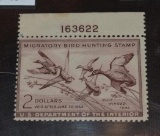RW-20 1953-54 Blue Winged Teal by artist Clayton Seagears Migratory Bird hunting Stamp XF, NH