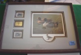 1987 First of State Arizona Migratory Bird Stamp Litho, Ltd Ed, Artist Signed, Daniel Smith Pintail