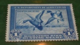 RW 1, Rare Collectible 1934 (First Year) Migratory Bird Hunting Stamp